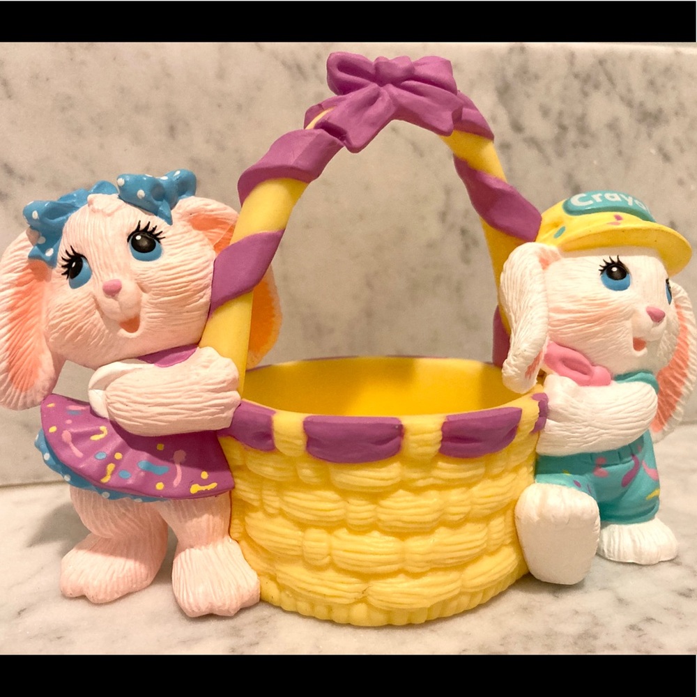 1991 Easter Crayola Bunny Figurine